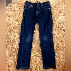 7 For All Mankind name brand kids Jeans SZ 5 dark washed blue